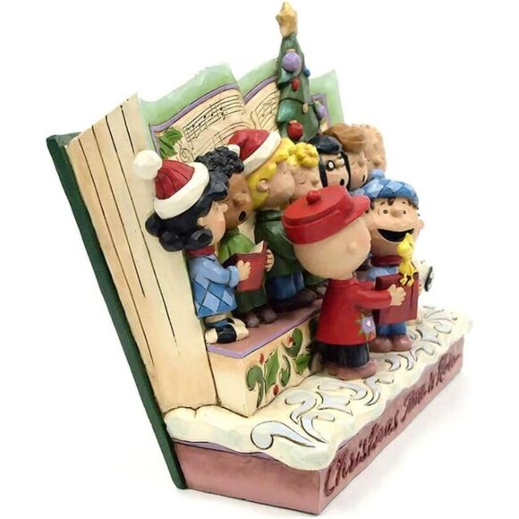 Enesco Jim Shore Peanuts Christmas Storybook Figurine 7.5" Multicolor NIB NEW - Picture 3 of 6
